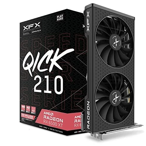  CARTE GRAPHIQUE XFX QICK210 AMD RADEON RX6500 XT 4G GDDR6