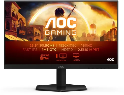 ECRAN AOC GAMING 24G42E 24" FHD FAST IPS 180Hz 0.5Ms HDR10 Adaptive-Sync