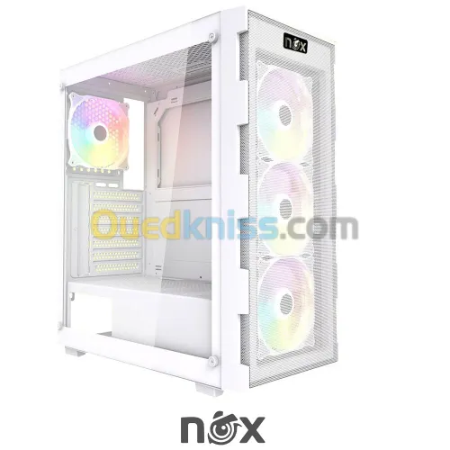 BOITIER NOX QUANTUM WHITE ARGB
