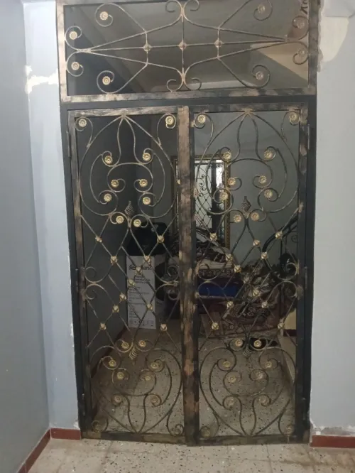 Porte fer forgé 