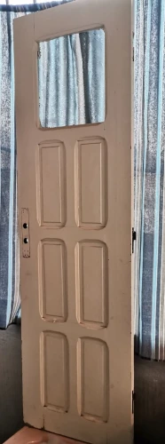 Porte bois rouge