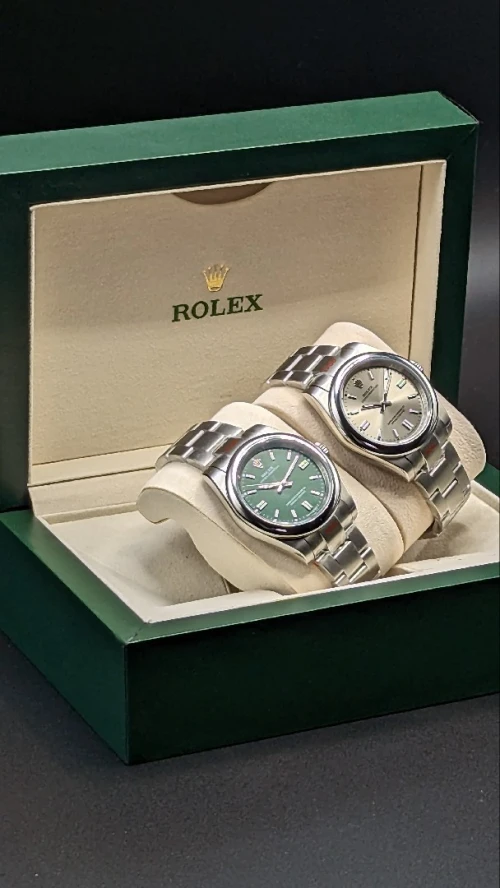 Montre Rolex Oyster Perpetual Gris