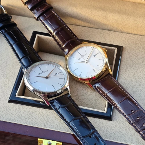 Montre Jaegre le Coultre Ultra Thin Date fd Blanc