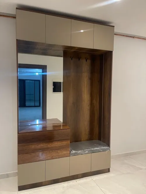 Meuble d'entrée moderne NEUF Avec assise LED et rangement Livraison & montage OFFERTS