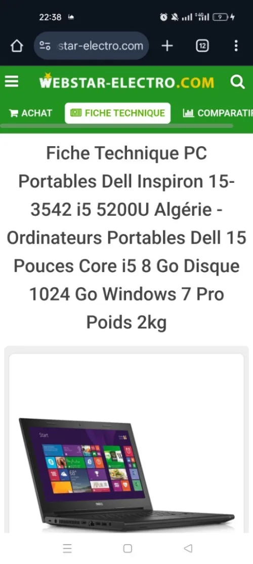 Dell i5-5200U