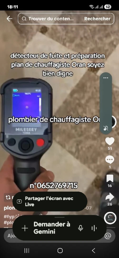 Travaux detection de fuites