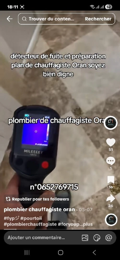 Travaux detection de fuites