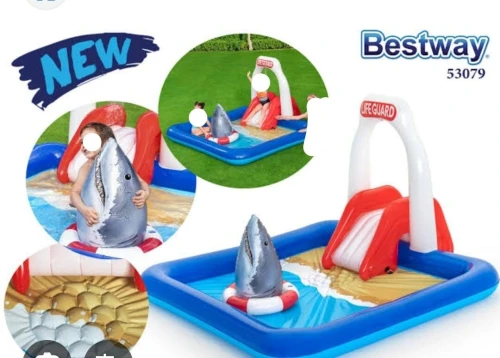 Piscine Bestway toboggan aire de jeux 