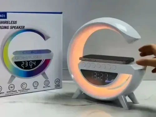 bt-3401 led wireless charging speaker