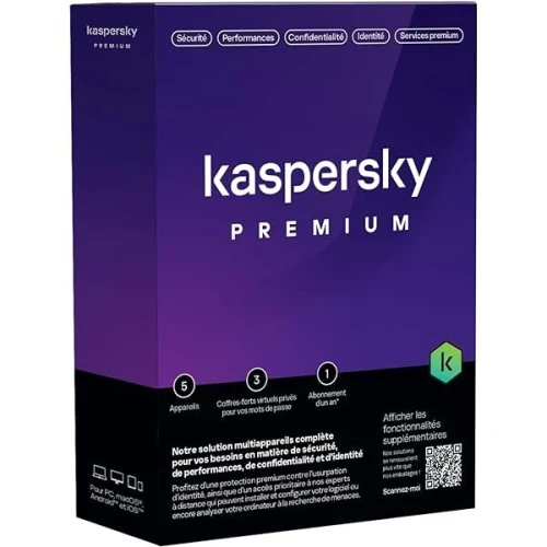 Kaspersky Premium 5 Postes 1ans
