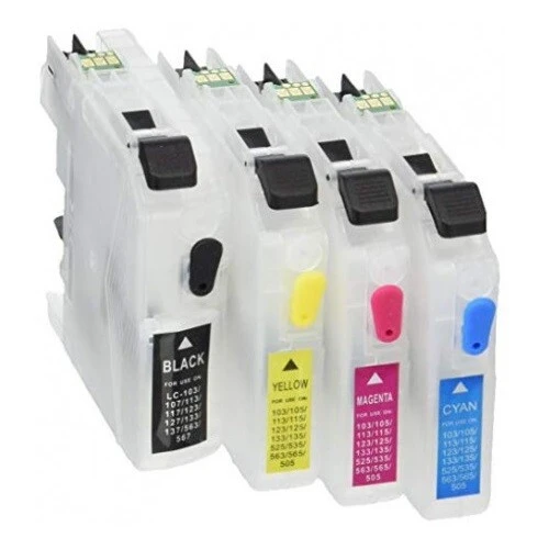 Cartouche RECHARGABLE  COMPATIBLE BROTHER PACK LC123