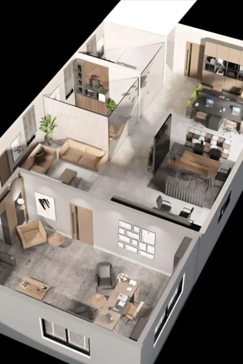 entreprise d'aménagement des espaces de travail (bureau, espace commercial ,showroom)