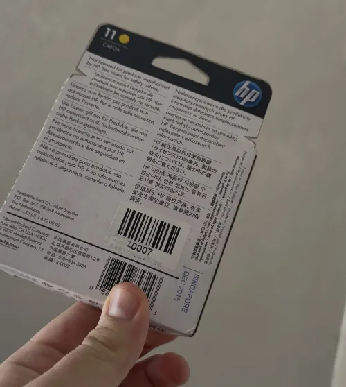 Tete dinpression hp 11 jaune