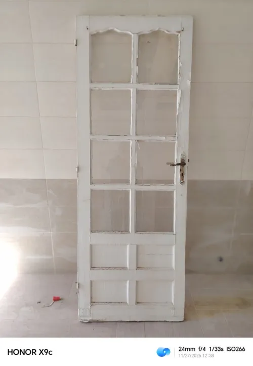 Vente portes en bois rouge