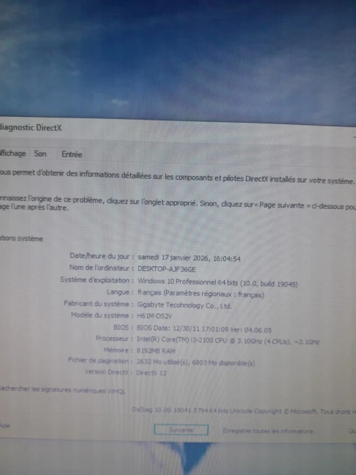 Pc de bureau