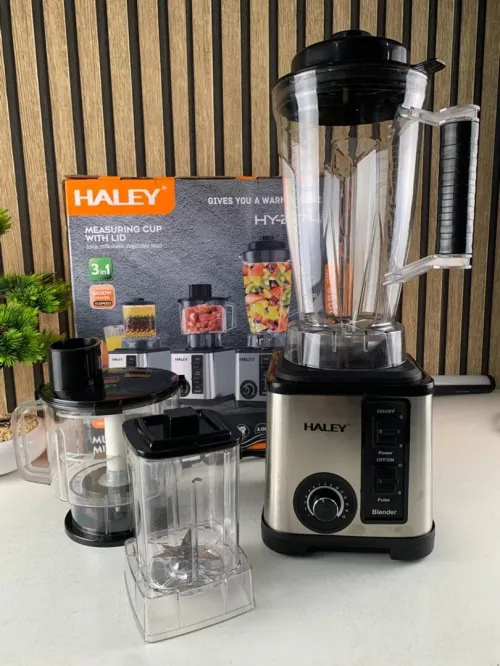 Blender Mixeur Electrique 3 En 1 Avec Mini Hachoir Et Moulin HALEY