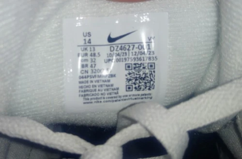 NIKE AIR FORCE   POINTURE 48