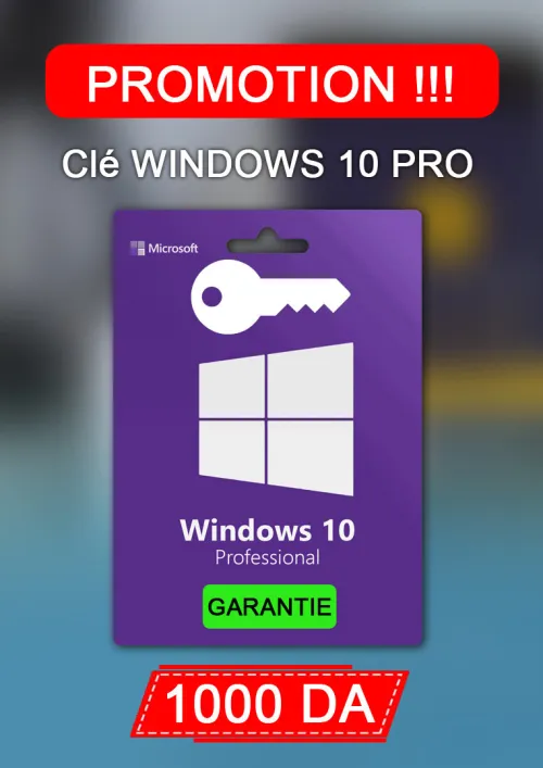 WINDOWS 10 PRO CLE ACTIVATION OFFICIEL