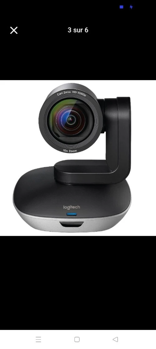 Camera visioconférence logettech groupe