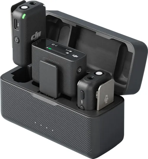 DJI Mic Mini 400m Microphone cravate sans fil Enregistrement audio vidéo riche en détails
