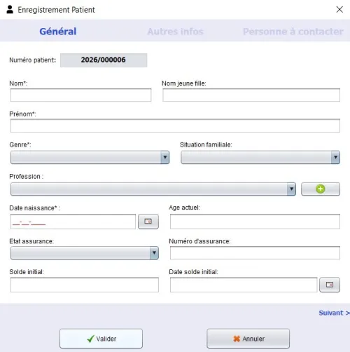 LOGICIEL CLINIQUE DENTAIRE