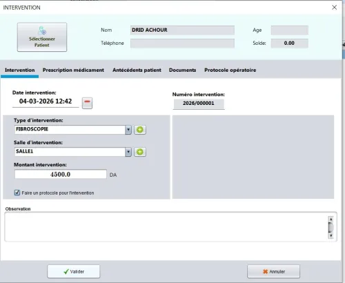 LOGICIEL CLINIQUE MEDICALE