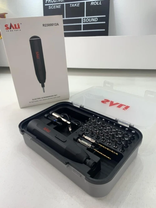 Tournevis Électrique Sans Fil SALI 39 en 1 Batterie Lithium 1200mAh  مفك براغي كهربائي