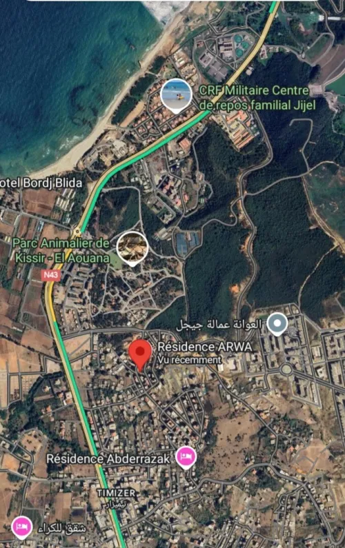Vente Terrain Jijel El aouana