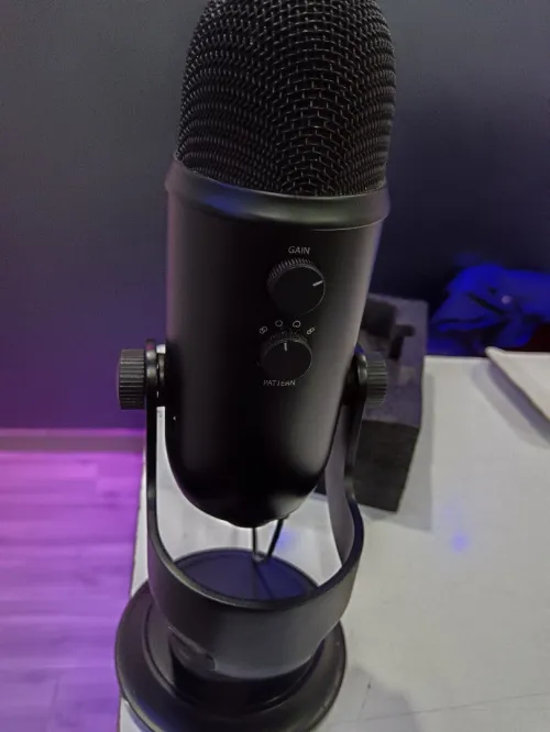 Microphone Logitech blue yeti