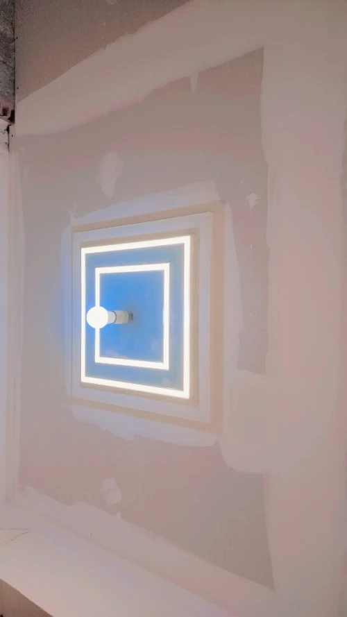 Placoplâtre BA13 led profil faux plafond demontabe 