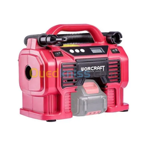 Compresseur gonfleur multifonctions solo sans fil (Sans batterie Sans chargeur) CAC-S20LiA WORCRAFT