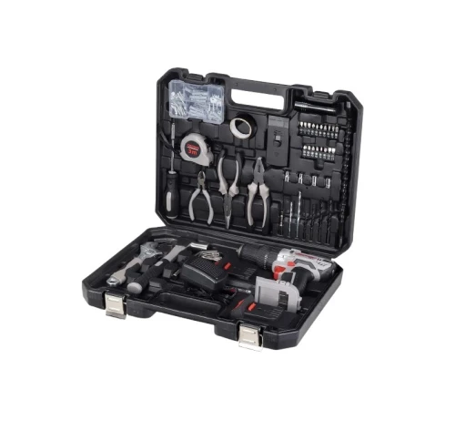 Visseuse 20V et caisse a outils de 50 accessoires CT21102H-2-50 CROWN