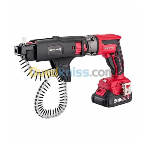Pistolet à clous multifonction sans fil pour placo 20V CDIS-S20LiBM-SM WORCRAFT