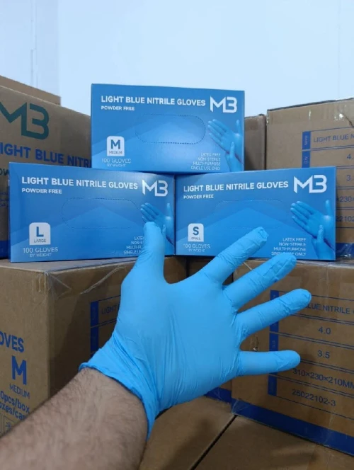 Gants d'examen en Latex et en Nitrile 100%