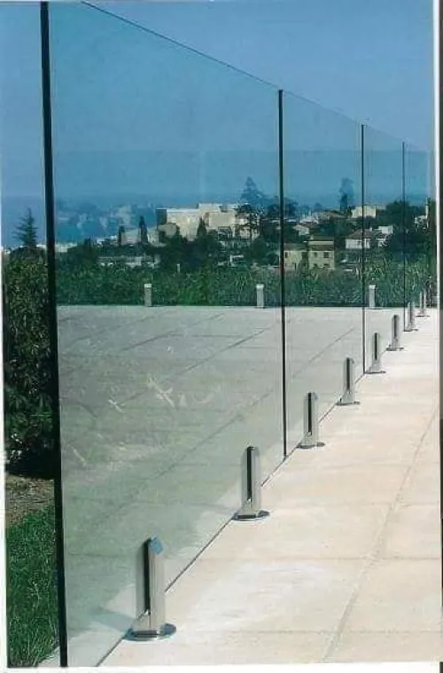 Verre trempé Cabine de douche vitrine et cloison 