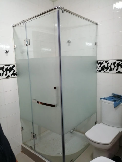 Verre trempé Cabine de douche vitrine et cloison 