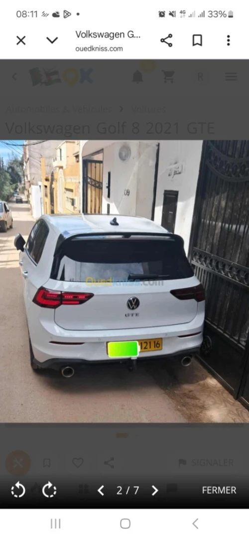 Volkswagen Golf 8 2021 GTE