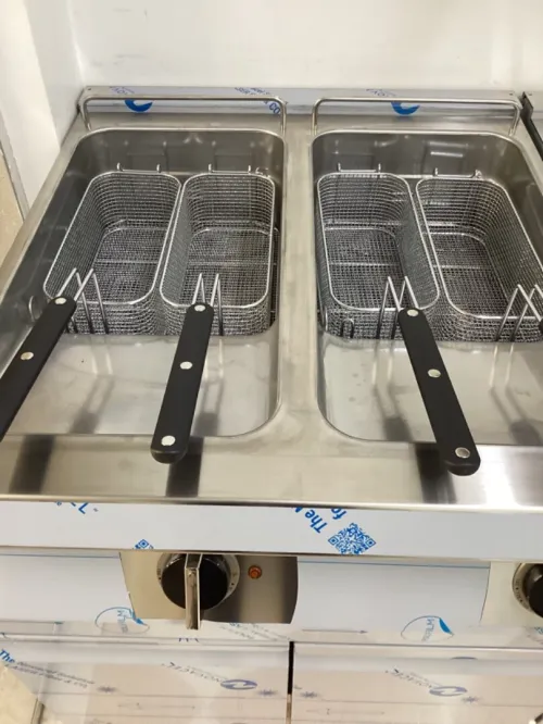 Friteuse electrique 2 cuves de 22 L +22L SILKO ITALY