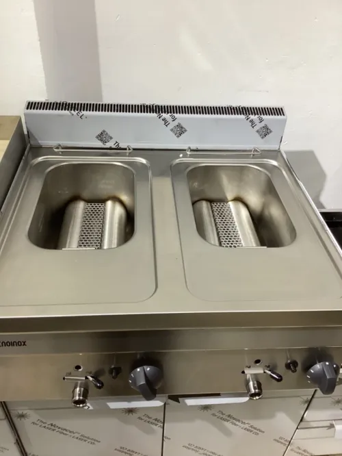 Friteuse 2*8 litre gaz Tecnoinox italie