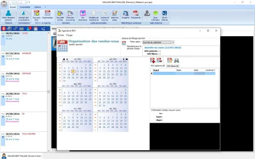 logiciel de gestion Cabinet Médical (Doctor Cabinet Mananger , DCM) ver 7.9 2025