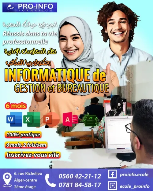 Formation: Informatique de Gestion et Bureautique