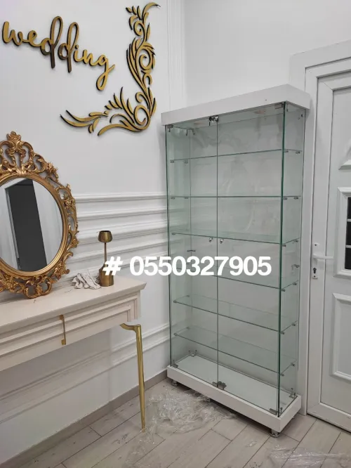 Armoire d'exposition en verre 85cm 