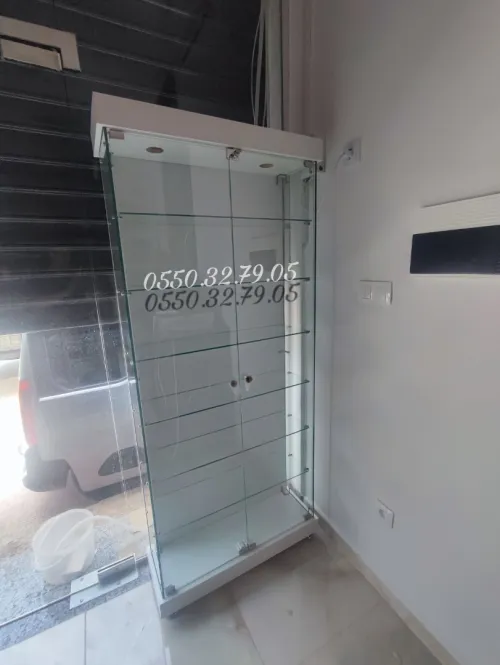 Armoire d'exposition en verre 85cm 