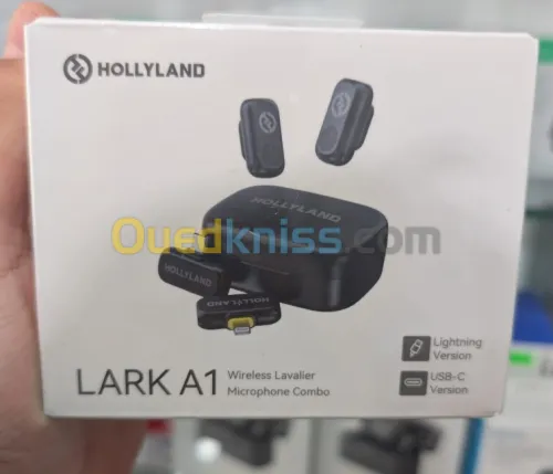Microphone Hollyland Lark A1 Combo ( USB-C RX + Lightning RX + Charging Case) Wireless 