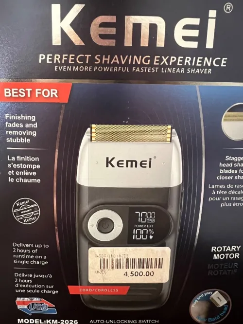 Rasoir électrique Kemei KM-2026