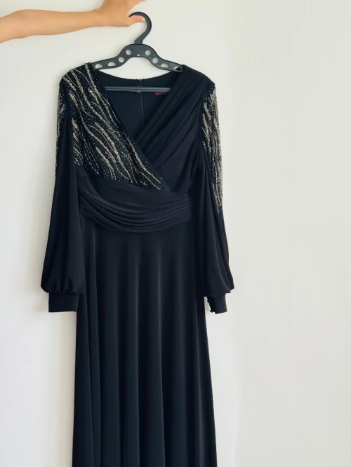 Robe soirée noire de lux