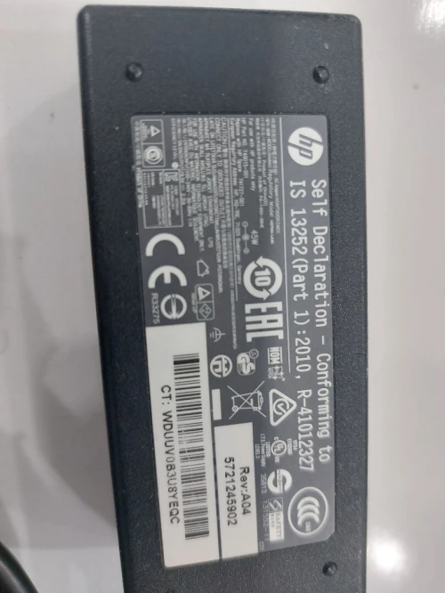 CHARGEUR HP FICHE BLEU 45W 19.5V 2.31A