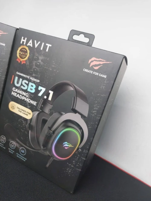 CASQUE GAMER HAVITE  GAMENOTE H2002P USB7.1 + RGB