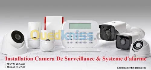 CAMERA SURVEILLANCE & Système alarme