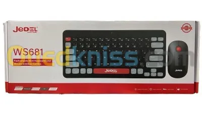 CLAVIER SOURIS SANS FIL JEDEL WS681